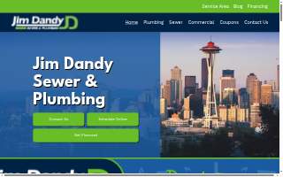 Jim Dandy Sewer & Plumbing website