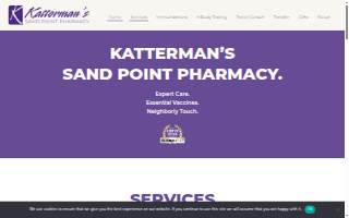Katterman's Sand Point Pharmacy website