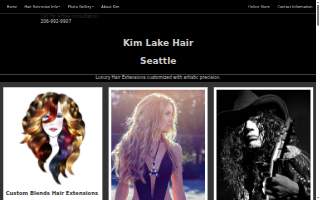 Kim Hair Salon website