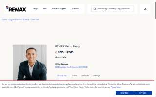 Lam Tran Real Estate website