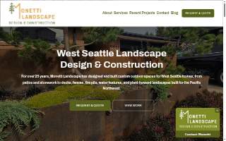 Monetti Landscape Design and Construction, LLC website