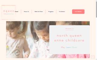 North Queen Anne Child Care website