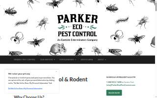 Parker Eco Pest Control of Seattle website