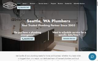 Parker Services Plumbing website