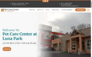 Pet Care Center at Luna Park website