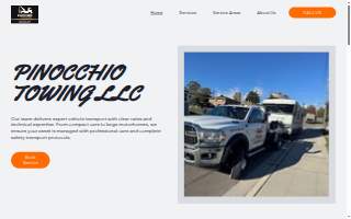 Pinocchio Towing LLC website