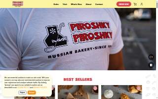 Piroshky Piroshky website