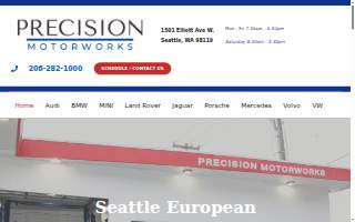 Precision Motorworks of Seattle website