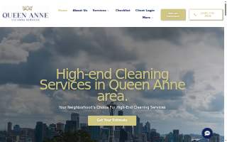 Queen Anne Cleaning Services website