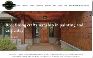Queen Anne Painting & Carpentry website