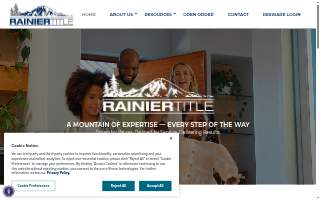 Rainier Title of Seattle website