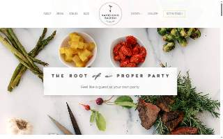 Ravishing Radish Catering website