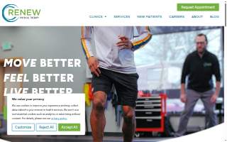 Renew Physical Therapy - Hillman City website