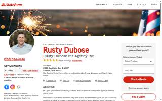 Rusty Dubose - State Farm Insurance Agent website