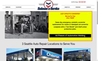 Salmon's Service Centers website