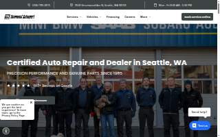 Scanwest Autosport Seattle website