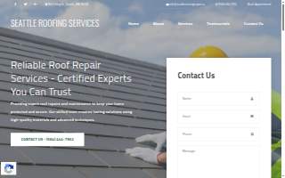 Seattle Roofing Services website