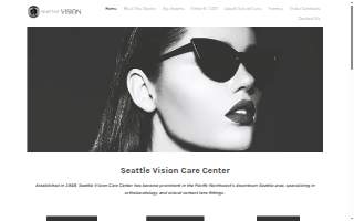 Seattle Vision Care Center website
