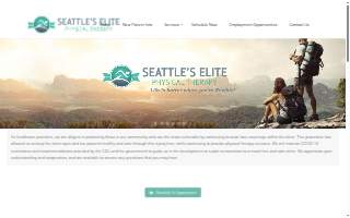 Seattle's Elite Physical Therapy website