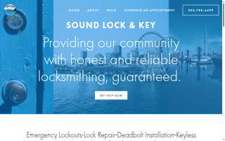 Sound Lock & Key website