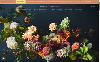Terra Bella Flowers website