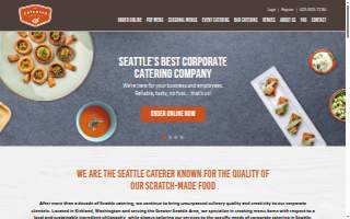 The Catering Company website