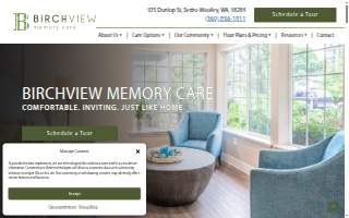 Birchview Memory Care website