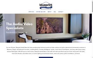Blueprint Audio Video website