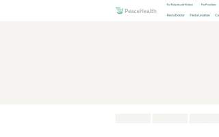 PeaceHealth Sedro-Woolley Clinic website