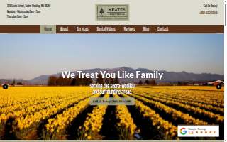 Yeates Family Dental website