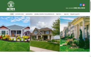 Antonio's Landscaping & Construction LLC website