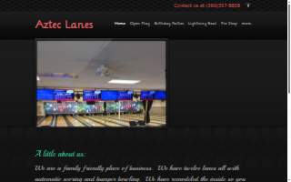Aztec Lanes website