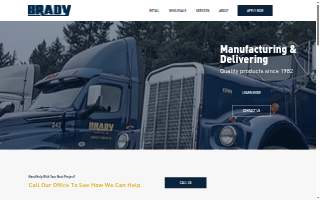 Brady Trucking Co Inc website