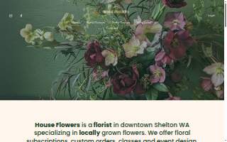 House Flowers website