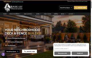 Lionheart Fence Builders of Olympia website