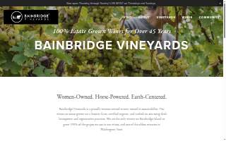 Bainbridge Vineyards website