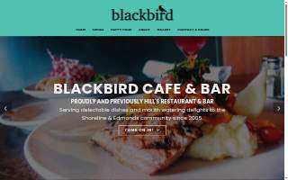 Blackbird Cafe & Bar website