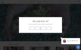 Dusted Valley Edmonds Wine Bar website