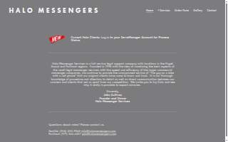 Halo Messengers website