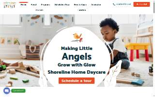 Les Petits Angels Home Daycare at Shoreline website