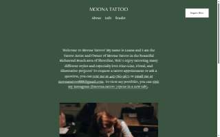 Moona Tattoo website