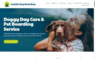 Seattle Dog Boarding website