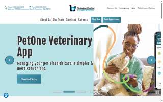 Shoreline Central Animal Hospital website