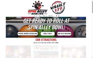 Spin Alley Bowling website