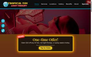 Tropical Tan of Shoreline website