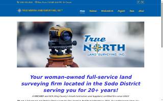 True North Land Surveying of Shoreline website