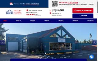 Village Transmission & Auto Clinic of Shoreline website