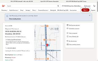 Walgreens website