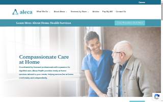 Aleca Home Health website