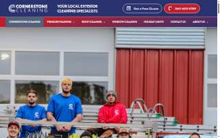 Cornerstone Cleaning website